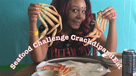 SEAFOOD BOIL MUKBANG CRACK DIP And EAT CHALLENGE TrayandNeeNee