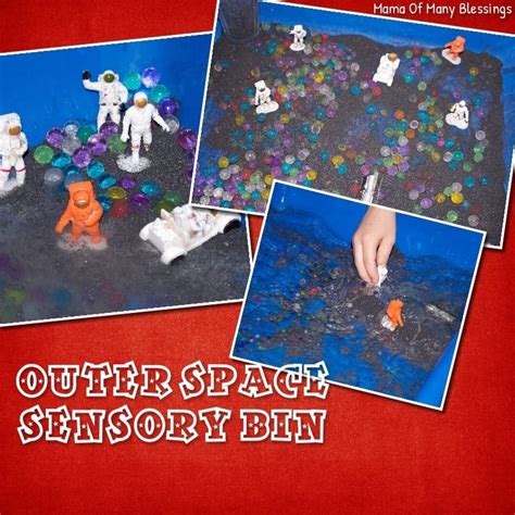 Outer Space Sensory Bin Idea