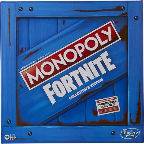 Monopoly Fortnite Collector S Edition Board Game Includes Code For