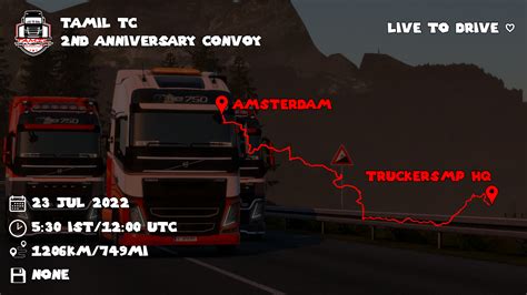 Tamil Transport Corporation Nd Anniversary Convoy Event Truckersmp