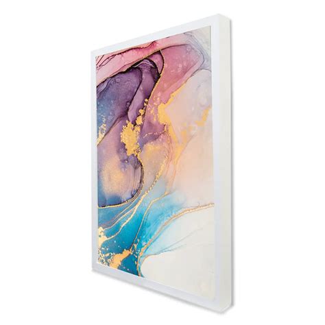 Quadro Decorativo Caixa Alta Vidro Aquarela Moderna