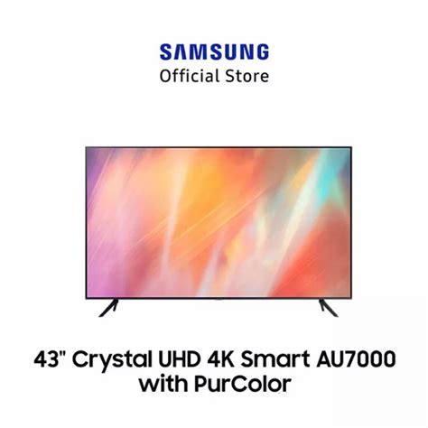 Jual Tv Samsung 43AU7000 43 Inch Crystal UHD 4K Smart Tv UA43AU7000