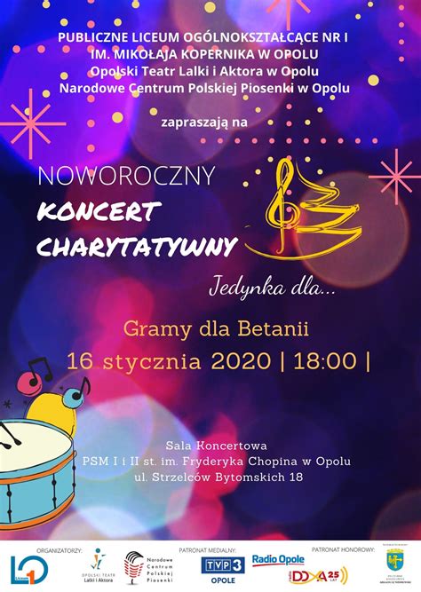 Noworoczny Koncert Charytatywny Gramy Dla Betanii Radio Doxa FM