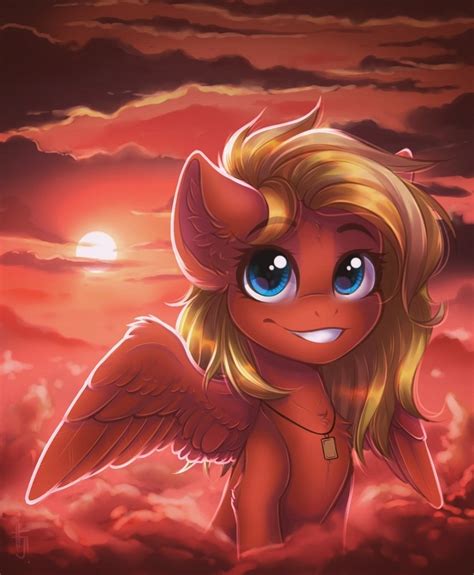 2105364 Safe Artist Falafeljake Oc Oc Only Pegasus Pony Cloud