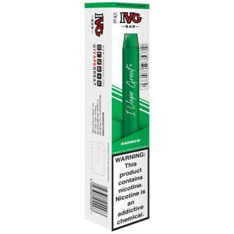 Rainbow Ivg Disposable No1 Vape Shop And Best Price In Pakistan