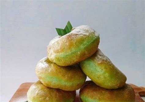 Resep Donat Pandan Empuk Tanpa Ulen Oleh Nay S Kitchen Cookpad