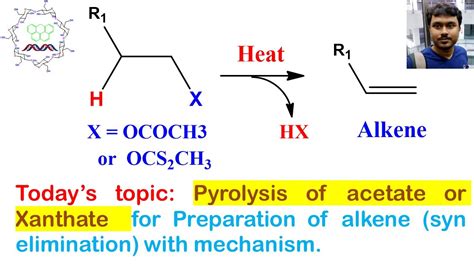 Chugaev Elimination Pyrolysis Of Acetate And Xanthate For Alkene Six