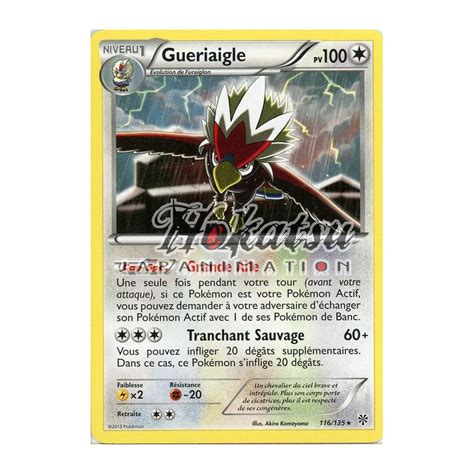 Achat PKM 116 135 Gueriaigle NB08 Tempête Plasma Pokemon Hokatsu