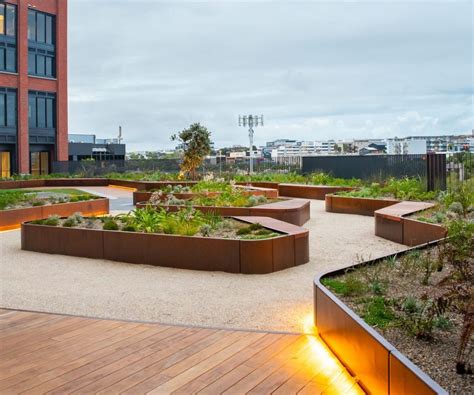 Podiums And Roottop Garden Construction Rooftop Landscape Design