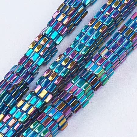 Electroplate Non Magnetic Synthetic Hematite Beads Strands Lbeads