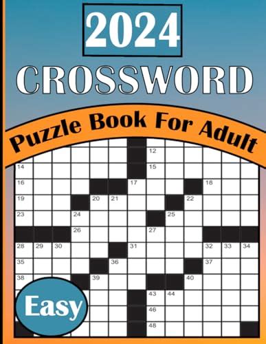 Easy Crossword Puzzle Books Large Print Crossword Puzzle For