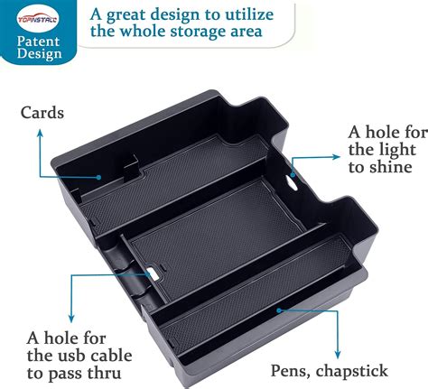 Buy Topinstall Full Size Center Console Tray Compatible With