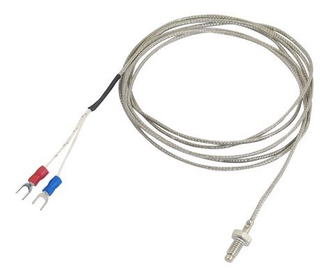 Termopar Tipo K Sensor De Temperatura Roscado Cable 1m 7000 En Mercado Libre