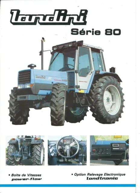 Brochure Prospekt Prospectus Tracteurs Landini S Rie Eur