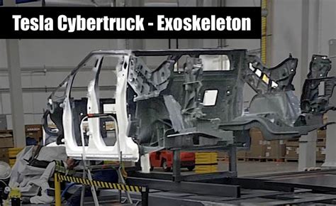 The New Tesla Cybertruck Exoskeleton Is Leaked From The Factory What