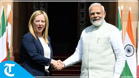 Italian Prime Minister Giorgia Meloni Arrives In India To Attend