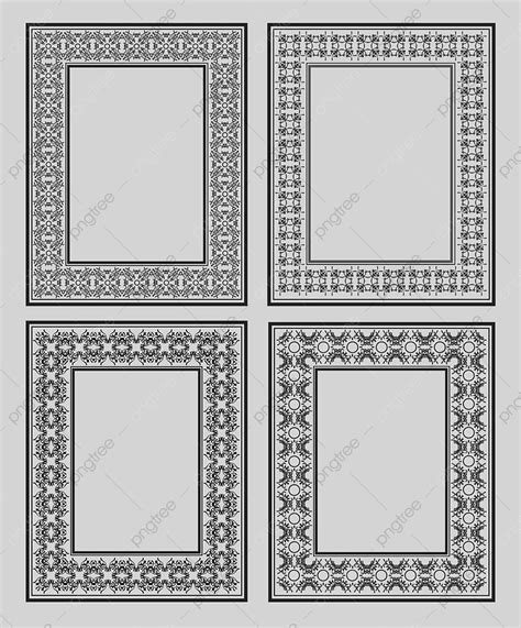 Vintage Ornate Frame Vector Design Images Four Of Ornate Vector Frames