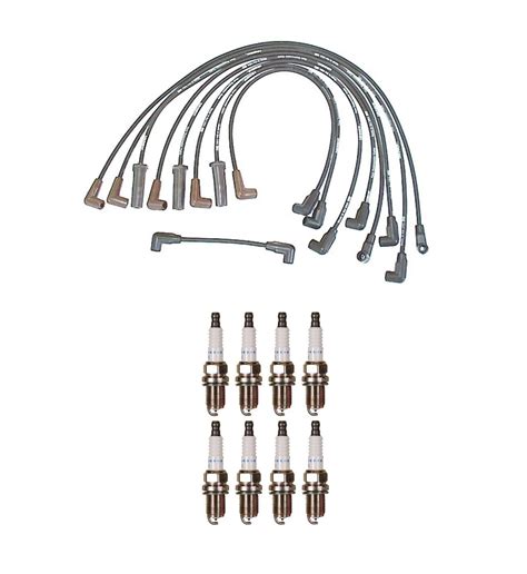 Denso Wire Set 7mm And 8 Double Platinum Spark Plug 0044 Kit For Chevy 57l V8 Ebay