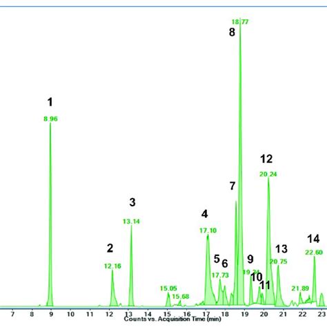 Hr Lc Esi Qtof Msms Total Compound Chromatogram Tcc Of O Download Scientific Diagram