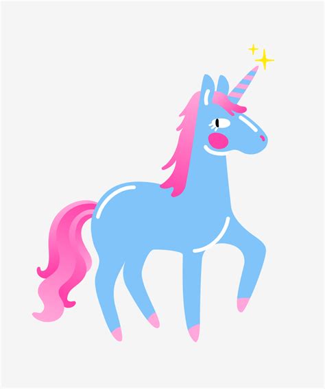 Rainbow Unicorn Animated 