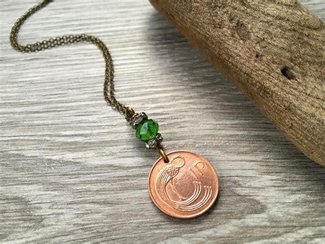 Irish Penny Necklace Or Choose Coin Year Lucky Irish