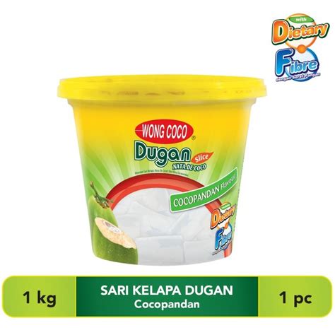 Wong Coco Nata De Coco Cubes Irisan Tipis Dugan Slice Sari Kelapa