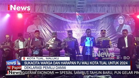 I NEWS PAPUA SUKACITA WARGA DAN HARAPAN PJ WALIKOTA TUAL UNTUK 2024