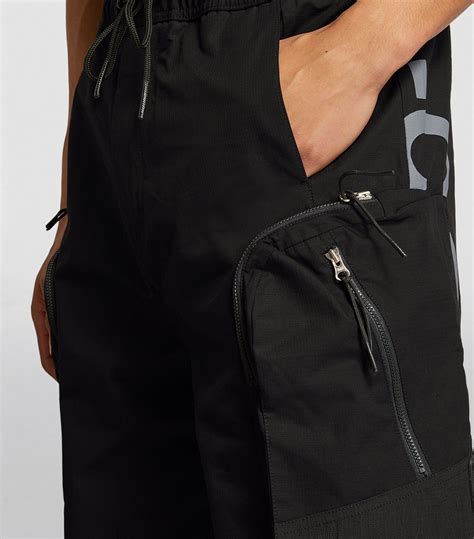 Mens A Cold Wall Black Cargo Shorts Harrods Uk