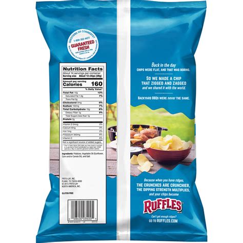 Ruffles Original Party Size Potato Chips 14 Oz Delivery Or Pickup