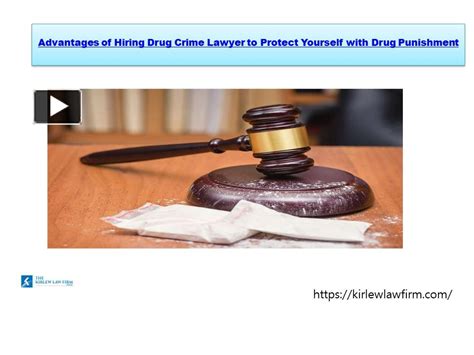 Ppt Advantages Of Hiring Drug Crime Lawyer To Protect Yourself With