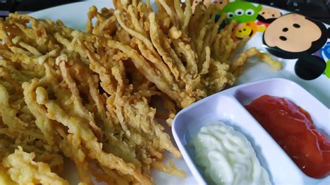 Cara Membuat Jamur Enoki Telur Goreng Crispy Resep Camilan Sederhana