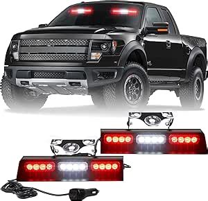 Amazon Xridonsen X Inch Led Red White Emergency Dash Lights