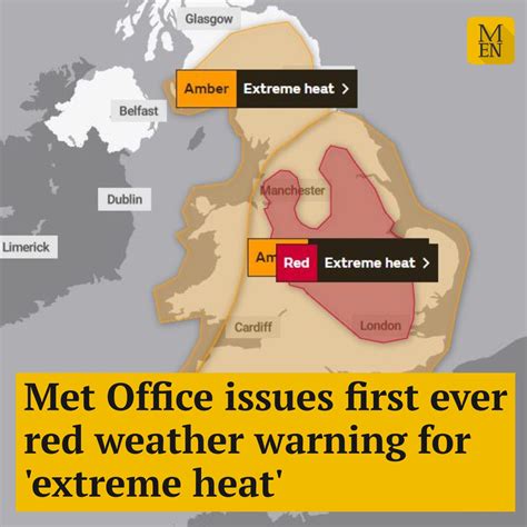 Breaking Met Office Issues First Ever Red Weather Warning For Extreme