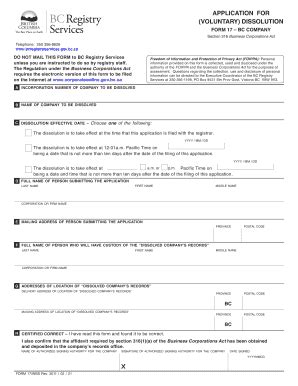 Bc Corporate Registry Forms Fill Online Printable Fillable Blank