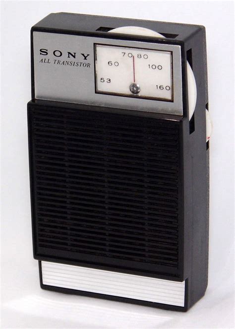 Vintage Sony Transistor Radio Model Tr 1814 Am Band 6 Transistors Made In Japan Circa 1964