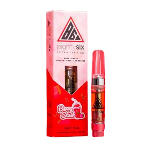 Strawberry Cough Delta 8 Cartridge By Eighty Six Vaperanger Wholesale