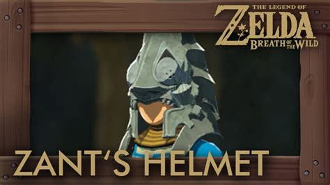 Zelda Breath Of The Wild Zant S Helmet Location Youtube