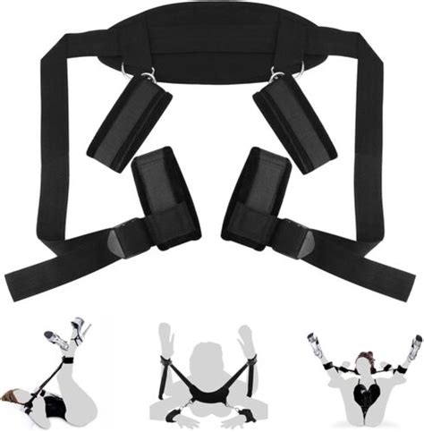 Bed Bondage Kit Hand Ankle Cuffs Restraint Straps Set Sex Play BDSM For Couples EBay