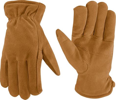 Men S Insulated Split Cowhide Winter Leather Work Gloves Wells Lamont 1080xl Amazon Ca