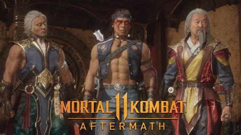 Mortal Kombat 11 Aftermath Chapter 13 Times Arrow Nightwolf Youtube