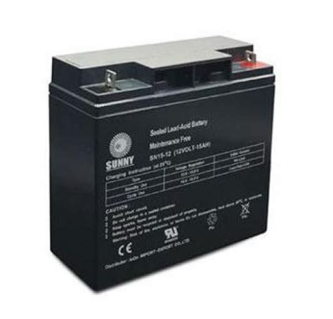 Sunny แบตเตอรี่แห้งชนิดตะกั่ว กรด Seal Lead Acid Battery 12v 15ahรุ่น Sn15 12