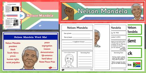 Nelson Mandela Resource Pack Ks1 Teacher Made