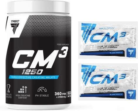 Trec Cm3 Tri Creatine Malate Jabłczan Kreatyny Proszek 500g Ceny i