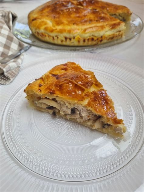 Tourte Au Poulet Et Champignons Recette Facile