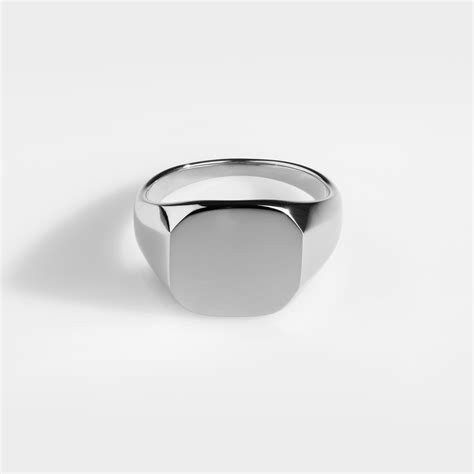 Classic Signature 925 Sterling Silver Ring 925 Sterling Silver