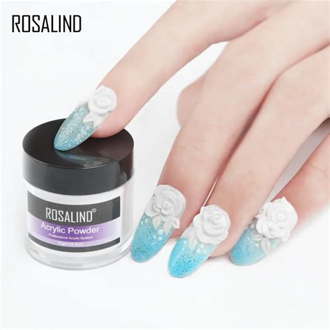 Rosalind Ml Nail Polymer Acrylic Powder Crystal Nail Art Tips Builder