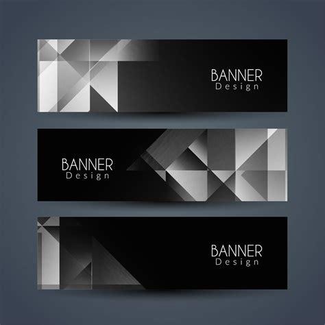 Abstract Elegant Banners Set 261650 Vector Art At Vecteezy