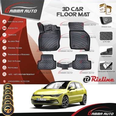 Tapis Sur Mesure Gamma Auto Pvc Volkswagen Golf Automatic Transmission