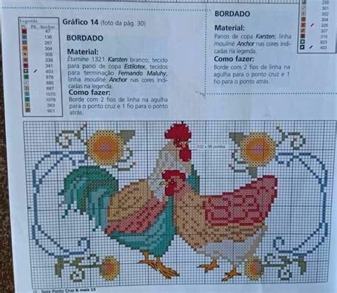 Bordura Cucina Signora Minu Schema Punto Croce Artofit