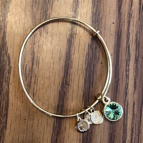 Alex And Ani Jewelry Alex And Ani Green Birthstone Bracelet Poshmark